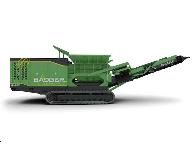 Badger b-600 mobile shredder